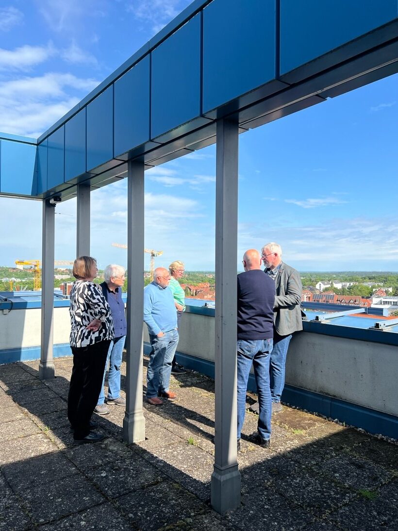 Blick von der Dachterasse